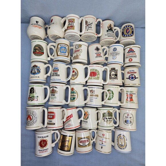 Beer Tankard German WURZBURGER HOFBRAU Brewery Mini Mug Vintage - Picture 7 of 7